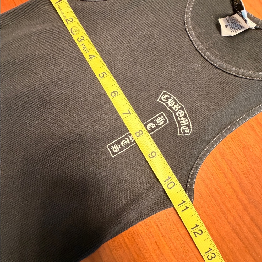 Chrome Hearts Black Ribbed Tank - Picture 7 of 8